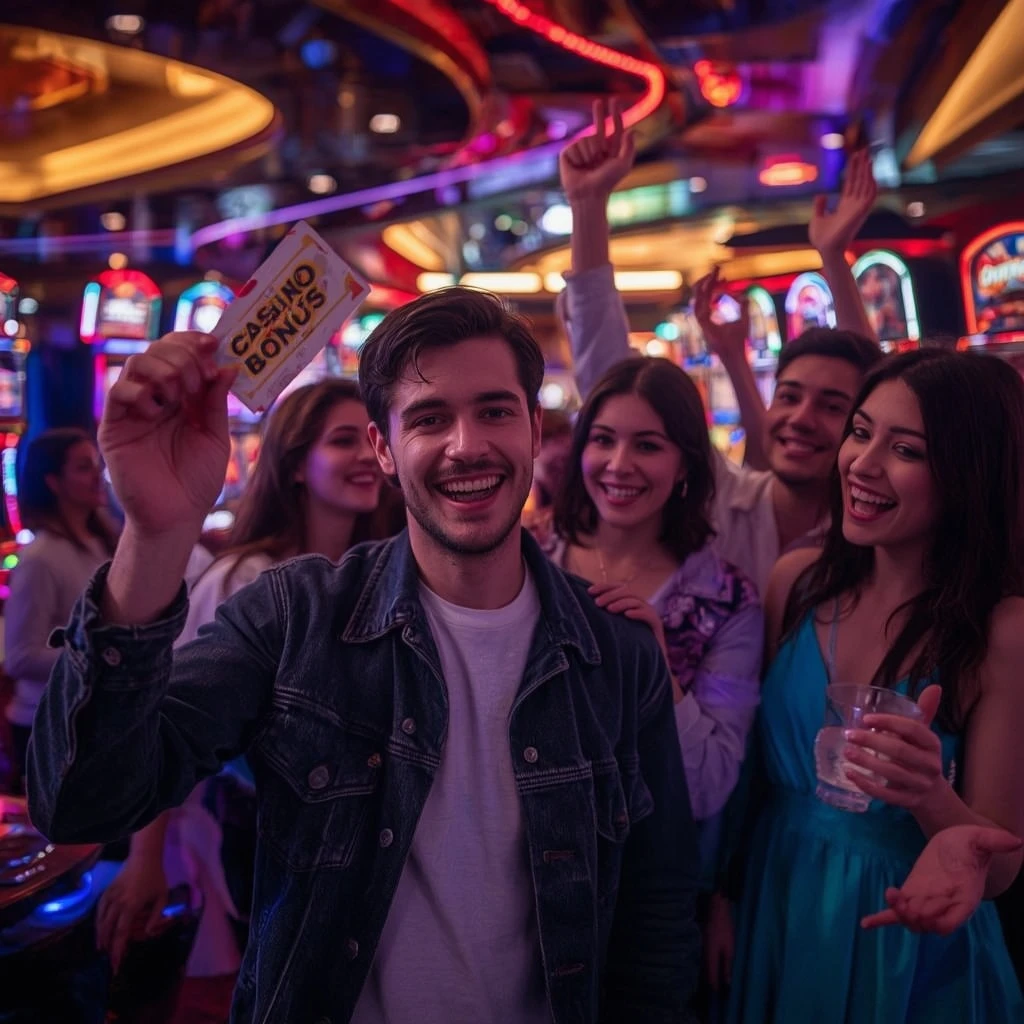 une personne avec un bonus de Magik Casino